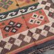 Kilim rug in jute and cotton. 125cm x 195cm