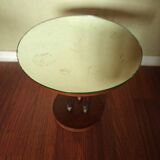 Art Deco pedestal table attributed to Jacques Adnet