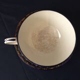 Tasse a the cup with its earthenware sub-cup of gien renaissance model