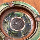 Studio pottery ashtray from mid-century German, 1960s.