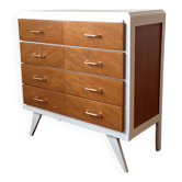 Vintage chest of drawers compass feet