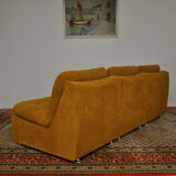 Corduroy modular sofa, 1970s, set of 6