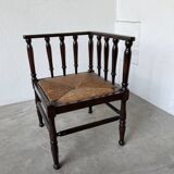 Straw chair by the fireside 1900