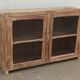 Buffet vitré en bois ancien