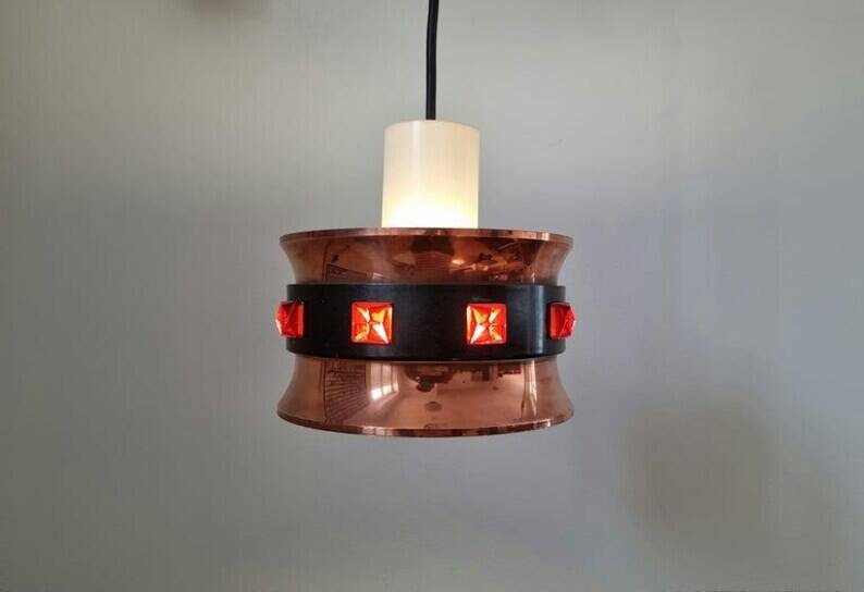Mid-Century Pendant Vitrika, Sweden, 1970s