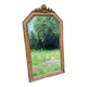 Large gilded wood mirror, Louis XVI - Art Nouveau transition style, mirror