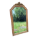 Large gilded wood mirror, Louis XVI - Art Nouveau transition style, mirror