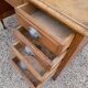 Old 1950 oak desk 5 drawers
