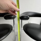 Set of 4 "Airport Model 037" chairs by Geoffrey Harcourt for Hans Kaufeld, 1960s