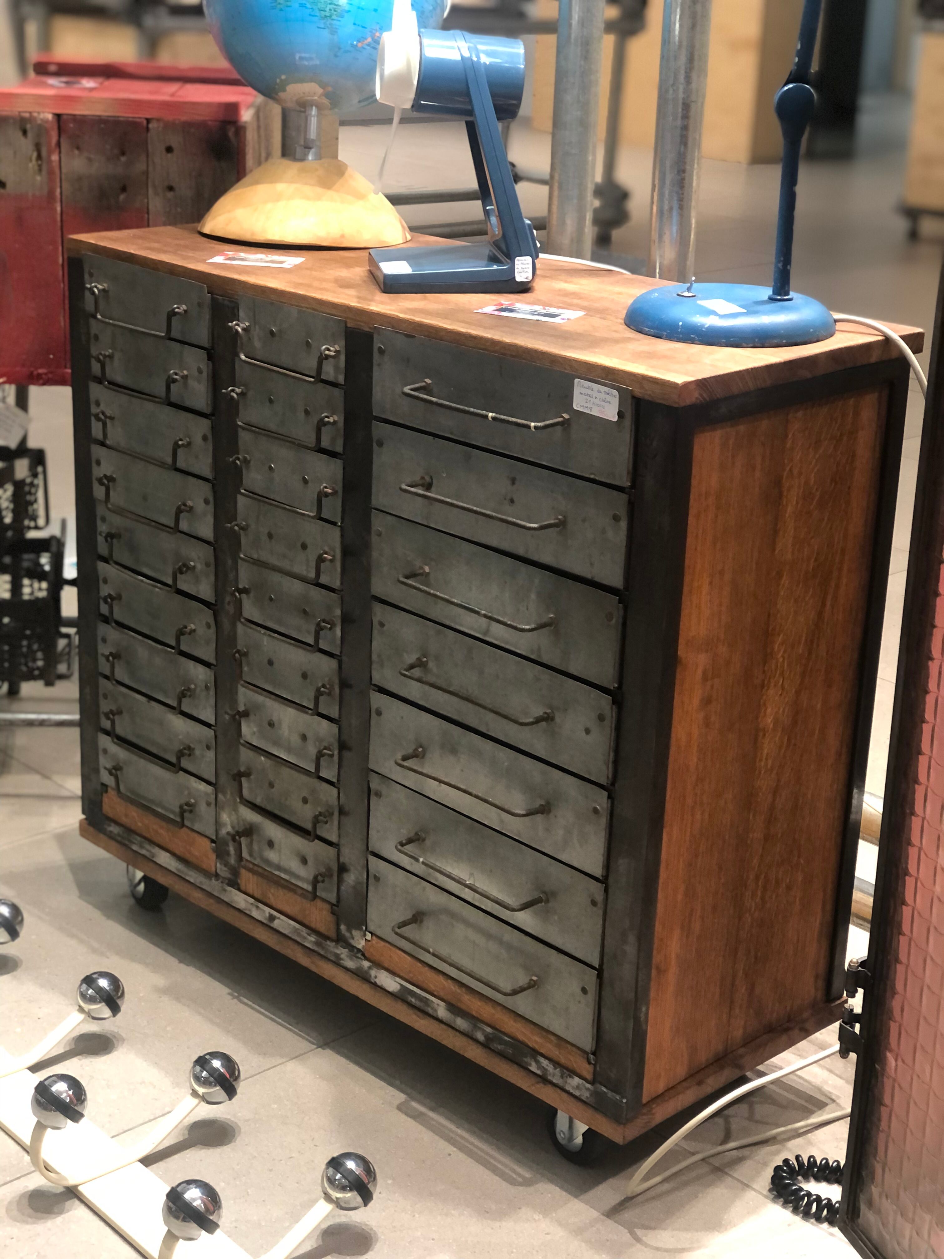 Metal and wood loom furniture