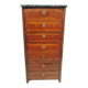 Eighteenth-century wooden veneer chest of drawers