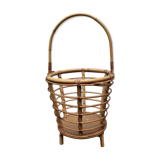 Rattan basket 60s