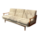 Canape daybed of the 60s in wood and wool