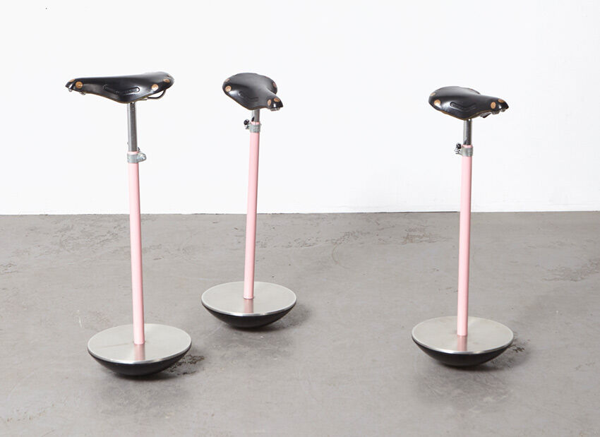 Set of 3 Sella Stools by Achille Castiglioni for Zanotta 1957