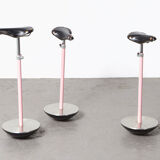 Set of 3 Sella Stools by Achille Castiglioni for Zanotta 1957