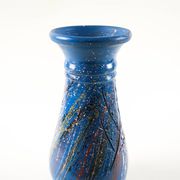Blue ceramic vase, Danish design, 1970s, made in Denmark