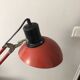 Lampe de bureau vintage architecte rouge