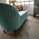 Méridienne banquette en velour