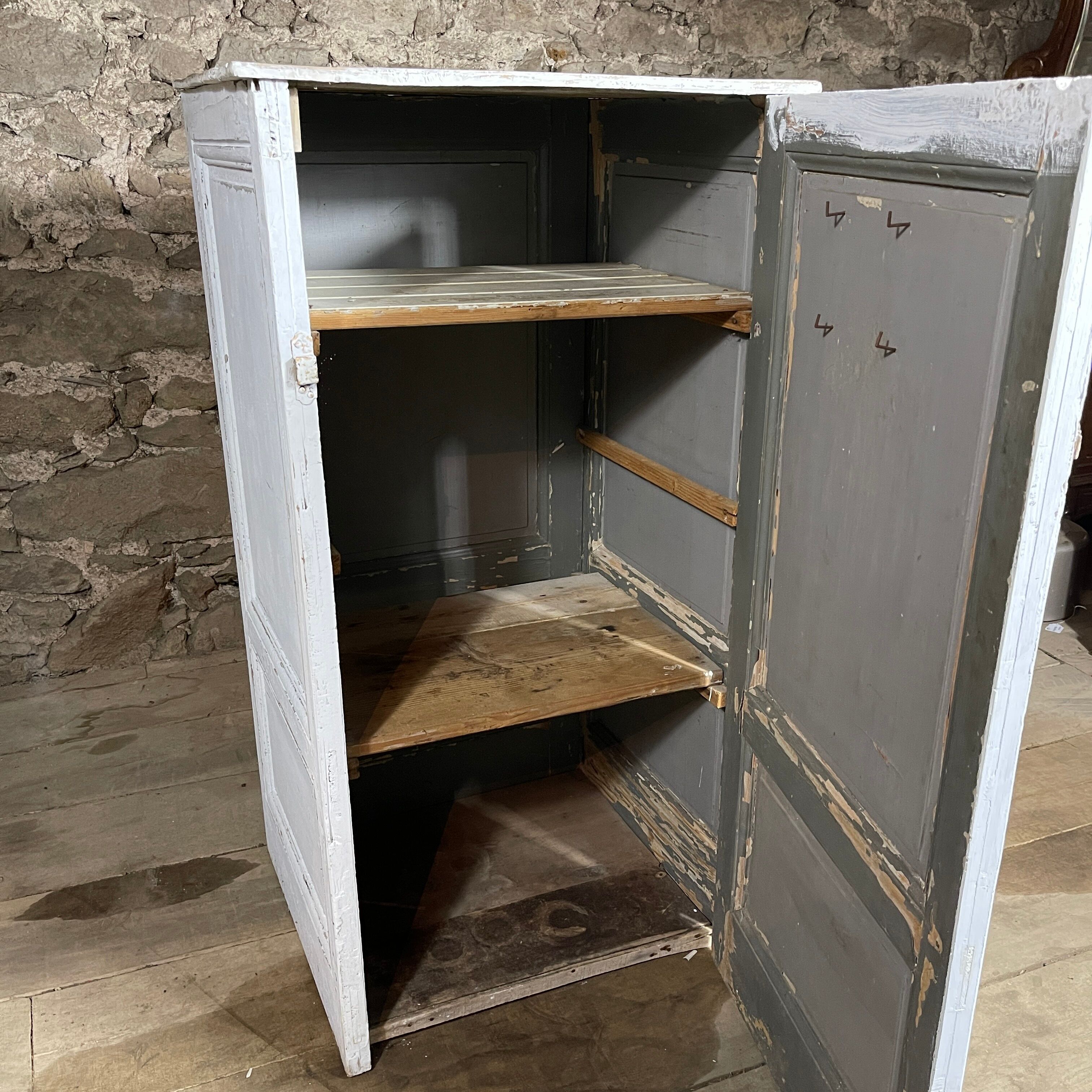 White workshop cabinet