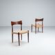 Bernhard Pedersen large set of dining chairs Christian Linnebergs Denmark 1960