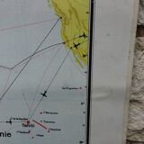 Old school map Vidal Lablache planisphere N° 322