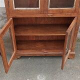 Armoire vitrée ancienne en bois