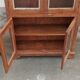 Old wooden glass cabinet