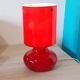 Lamp ikea lykta red vintage 90s