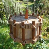 Wool and wood suspension