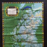 Vintage map of the Alps