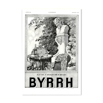 Affiche vintage années 30 BYRRH