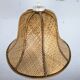 Woven rattan pendant light