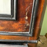 Armoire Napoléon III en ronce de noyer avec grand miroir - 19ème siècl