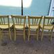 Lot de 4 chaise de bistrot Luterma - repeintes