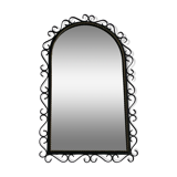 Vintage wrought iron mirror