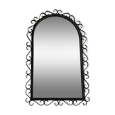 Miroir vintage en fer forgé