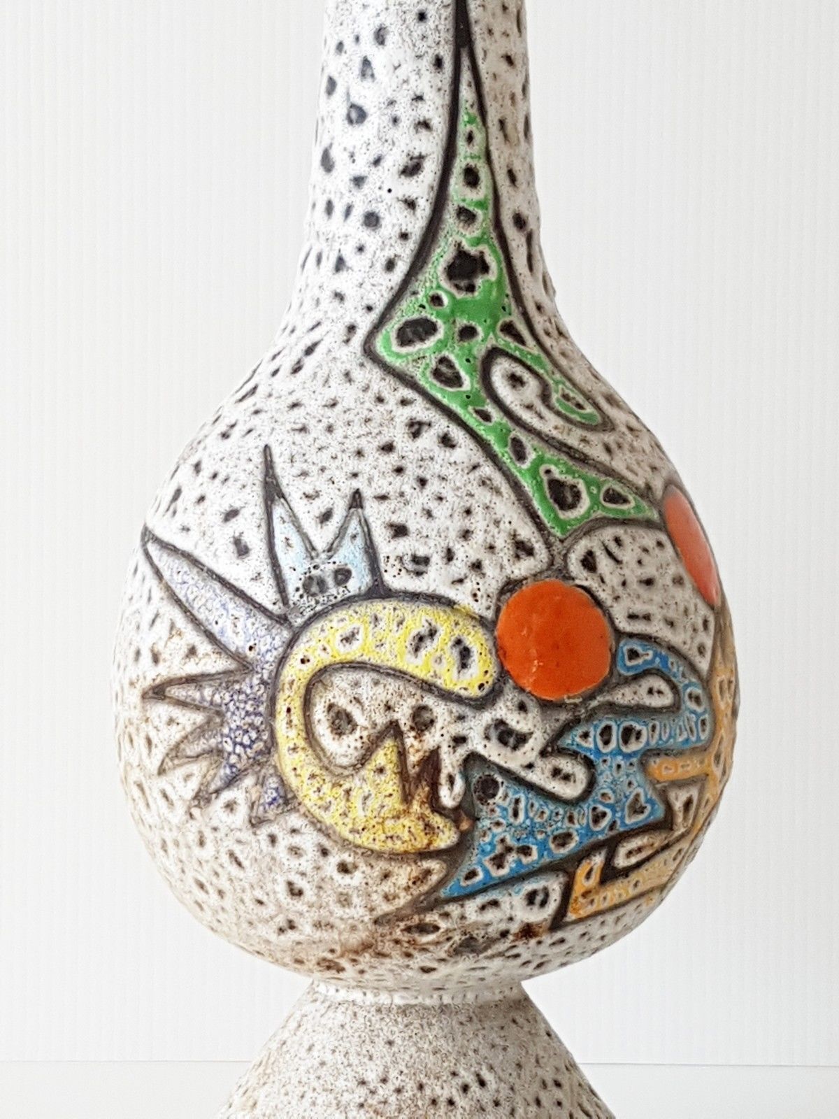 Marius Bessone: great & great 1950 1960 vintage fifties 50's ceramic vase
