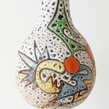 Marius Bessone : superbe & grand vase en céramique 1950 1960 vintage fifties 50's