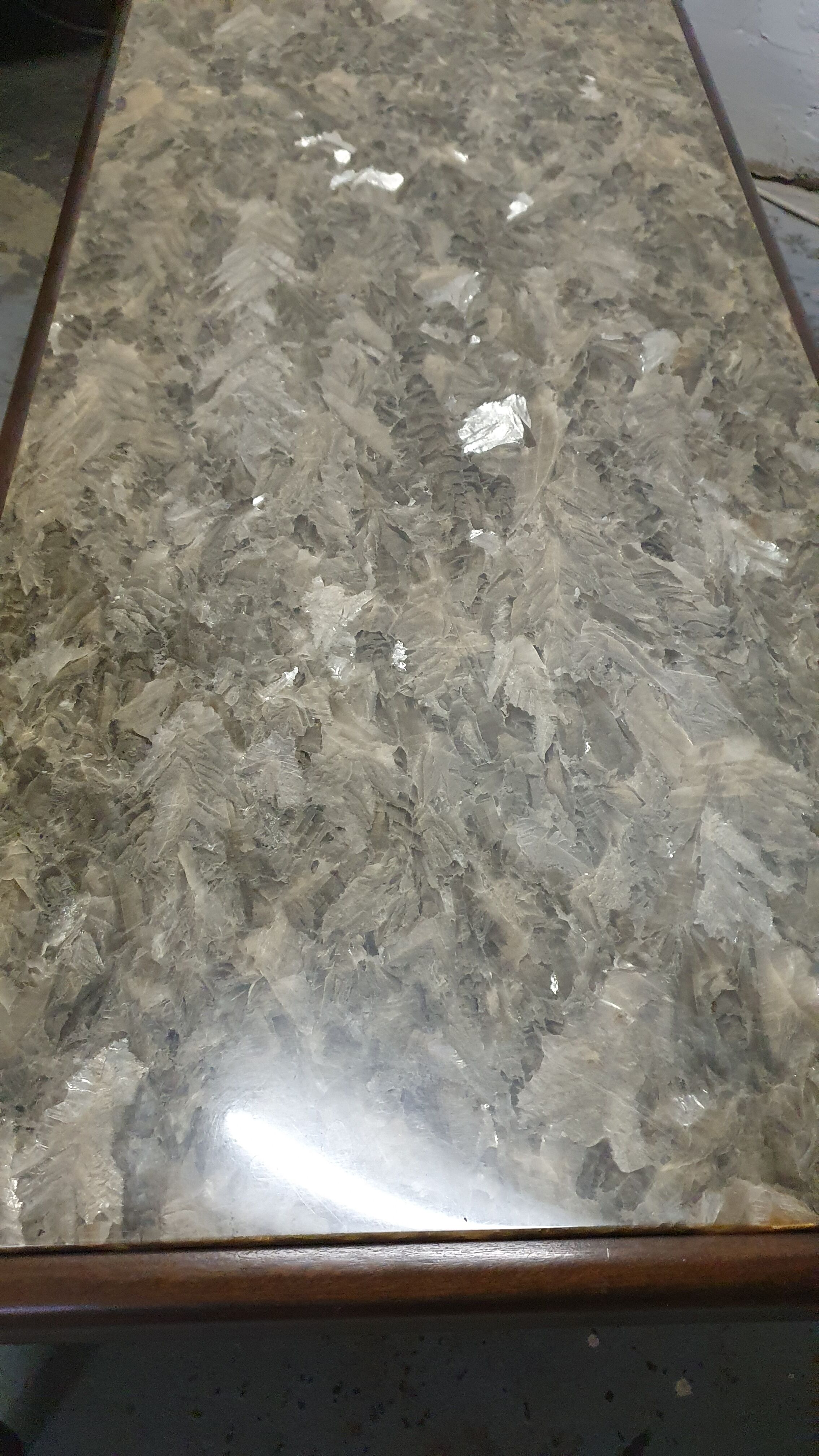 Coffee table top resin onyx 60s