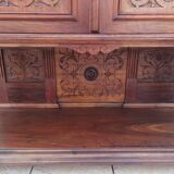 Renaissance walnut credenza