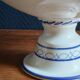 Blue and White Footed Faience Bowl