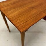 Danish Petite Teak & Beech Desk, 1950s.