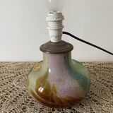 Polychrome crystal lamp base from crystal artisan Klein in Baccarat