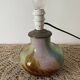 Polychrome crystal lamp base from crystal artisan Klein in Baccarat