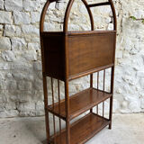 Rattan bookcase