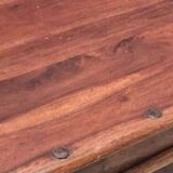 Table basse ethnique indienne en bois massif