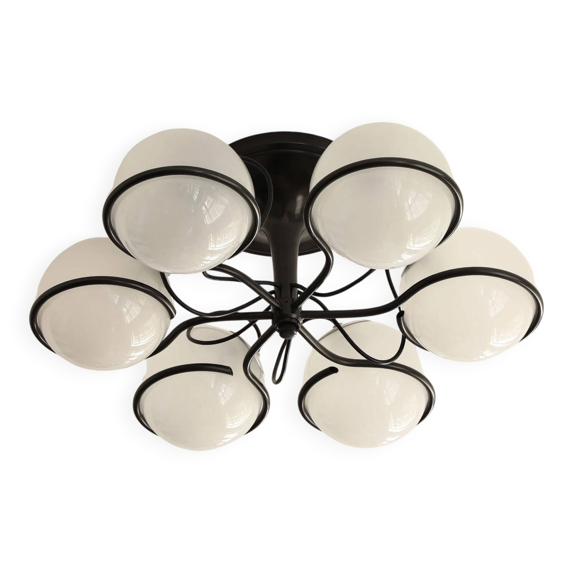 Gino Sarfatti ceiling light model 2042/6 original edition Arteluce