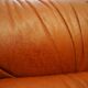 Red leather sofa, Italian design, 1970s, manufacturer: PelleRossi