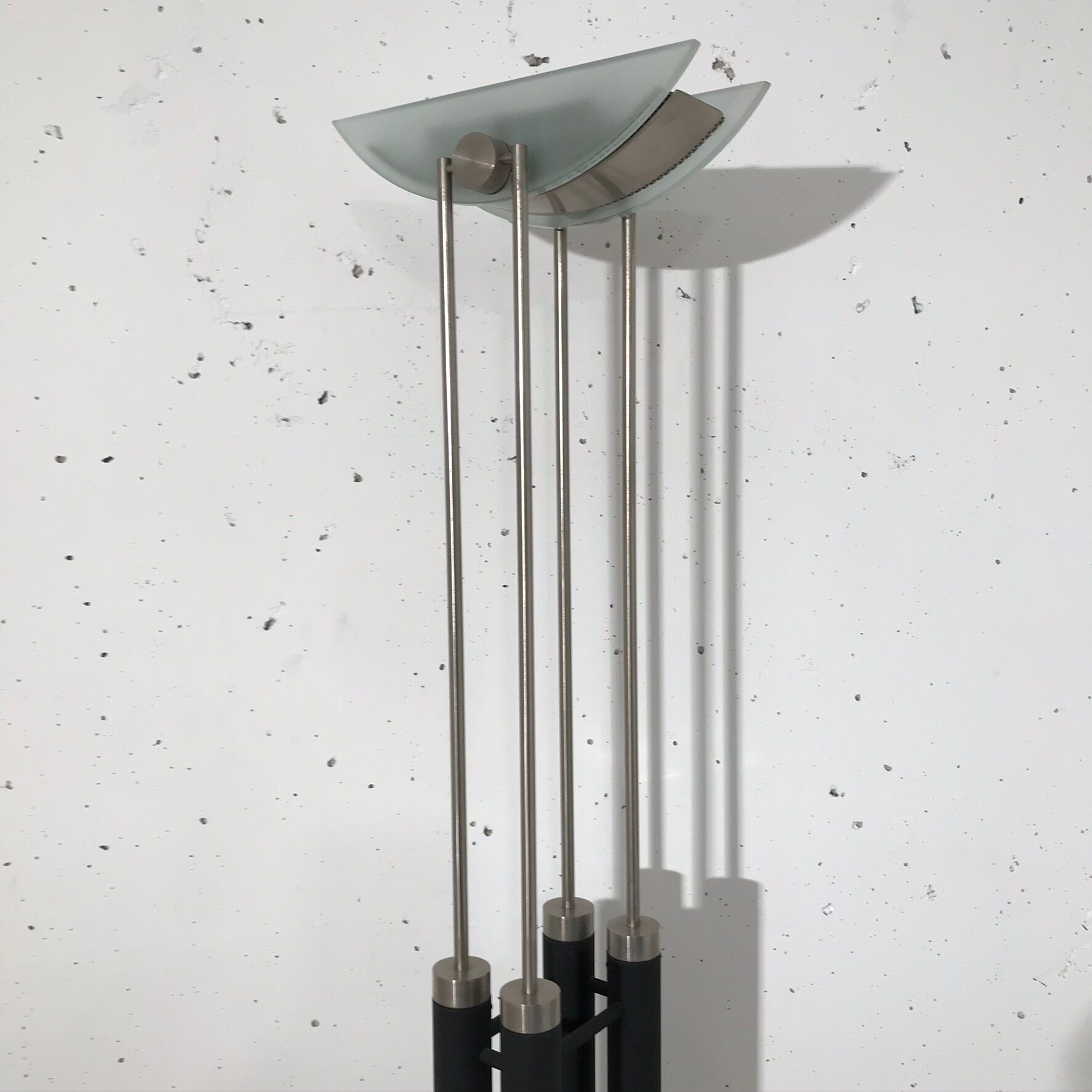Paire de lampadaires Pierre Lallemand pour Moonlight, 1990