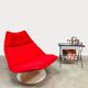 Vintage design magazine rack tile table Belarti